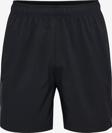 Hummel Regular Sportshorts 'Pulse' in Schwarz: Vorderseite