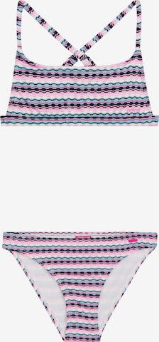 PROTEST Bralette Bikini 'PRTMAE JR' in Blue: front