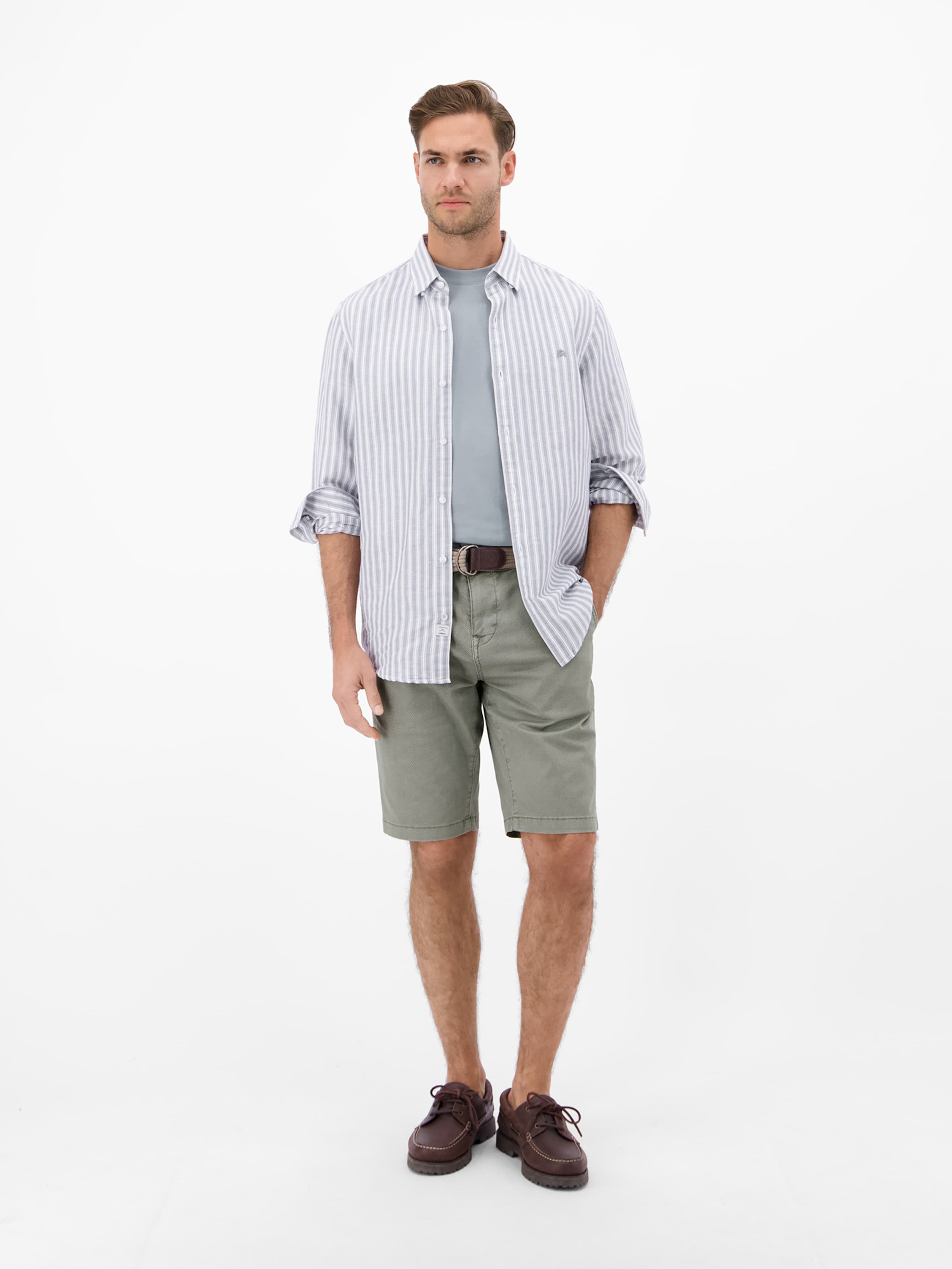 Regular Pantalon chino LERROS en vert