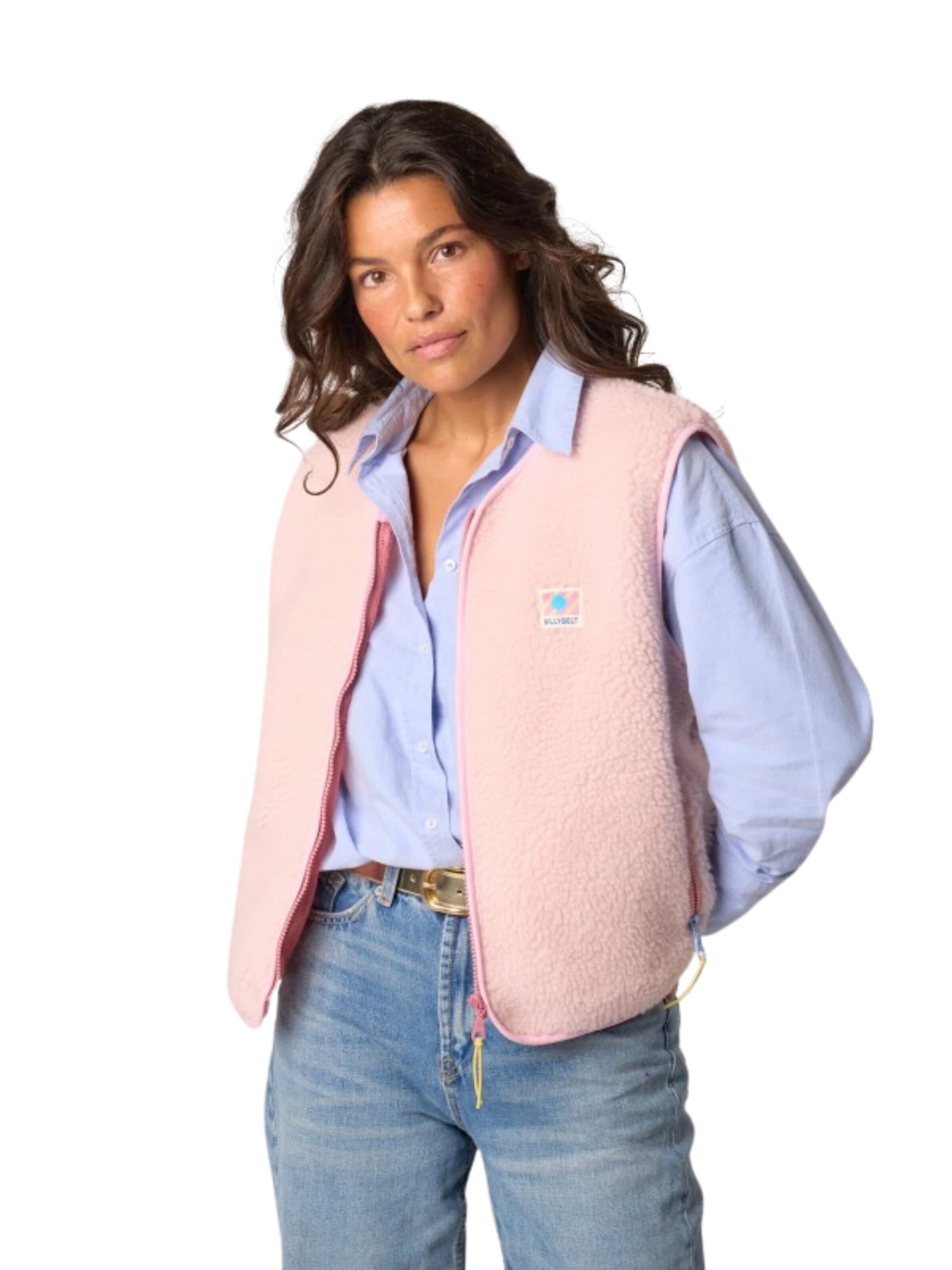 Billybelt Vest 'Sherpa Weste' in Pink