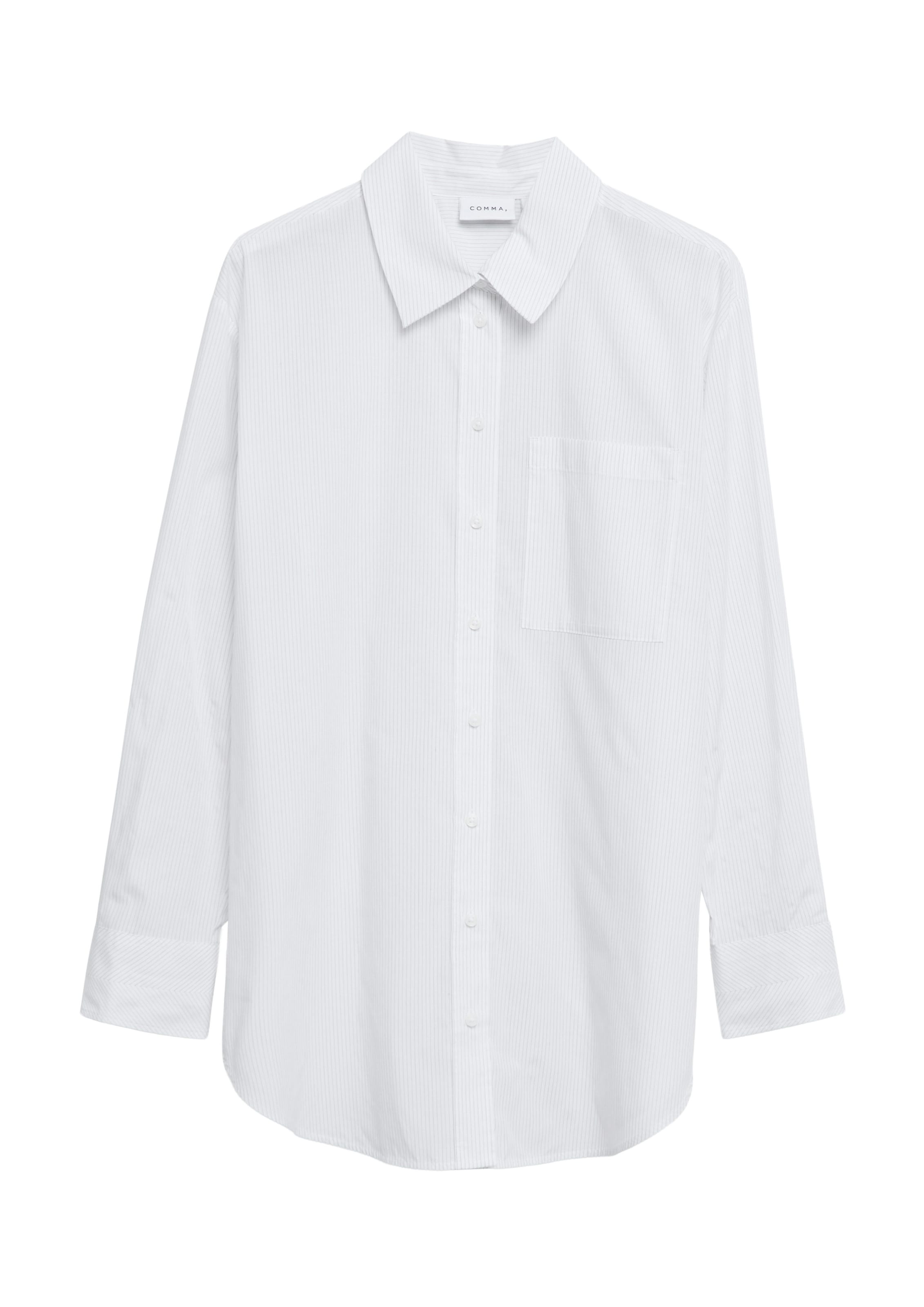 COMMA Blouse in Wit: voorkant