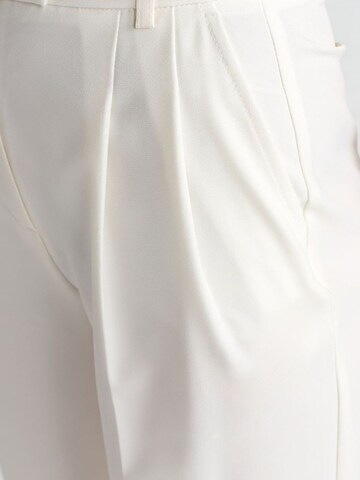 Dilvin Wide leg Pants in White