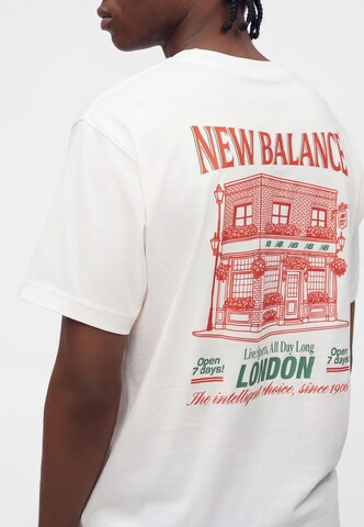 Maglietta di new balance in beige