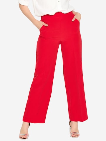 Evazați Pantaloni de la LolaLiza pe roșu