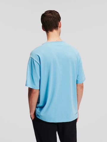 Karl Lagerfeld Тениска в синьо