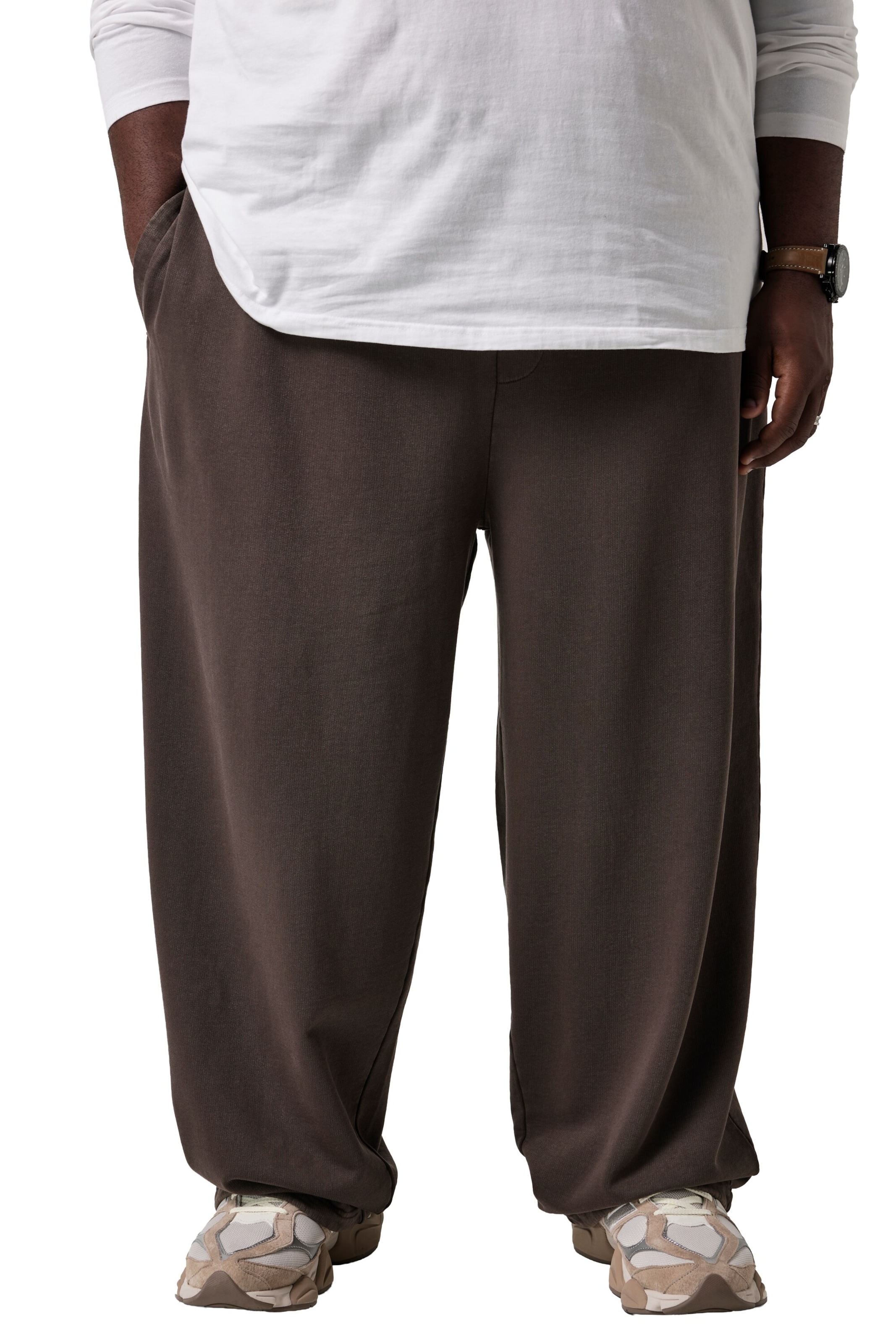 STHUGE Wide Leg Hose in Bronze: Vorderseite
