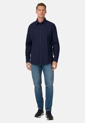 Coupe regular Chemise Boggi Milano en bleu