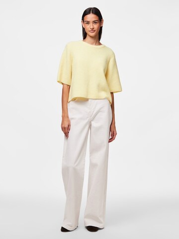 PIECES Pullover in Gelb