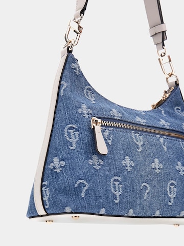 GUESS Schultertasche 'Greyson' in Blau