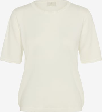 Pull-over 'Lizza' Kaffe en blanc : devant