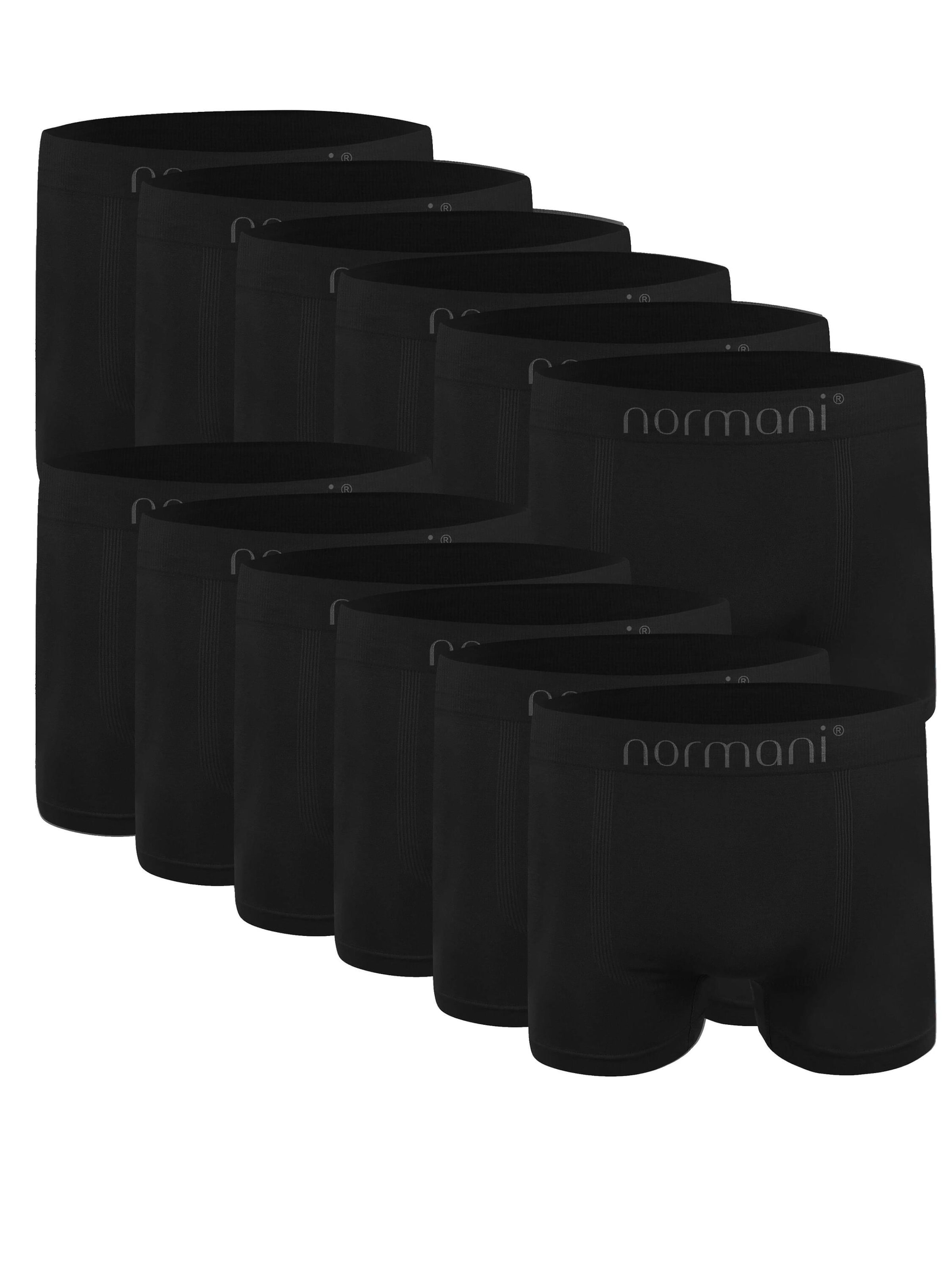 Boxers normani en noir : devant