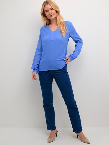 Kaffe Blouse 'Amber' in Blauw