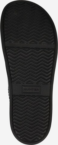 HUNTER Clogs in Schwarz