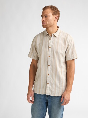 PETROL INDUSTRIES MEN Regular Fit Hemd‌‌‌‌‌‌‌‌‌ in Beige: Vorderseite