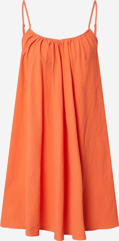 Robe d’été 'Freda' EDITED en orange : devant