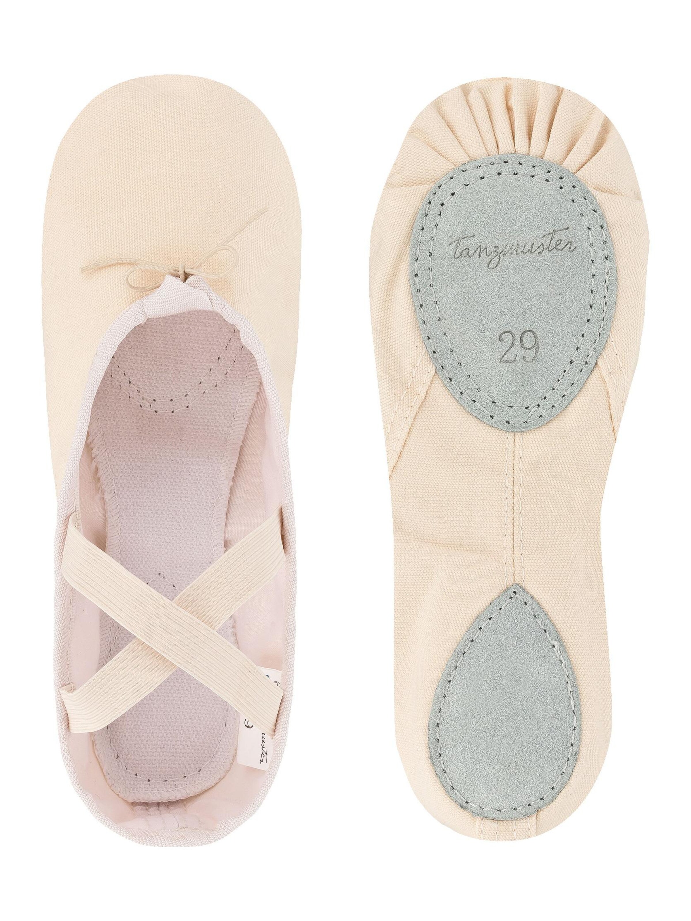 Tanzmuster Athletic Shoes 'Charlie' in Beige