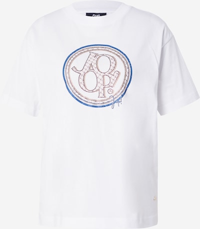 JOOP! T-Shirt in beige / blau / burgunder / weiß, Produktansicht