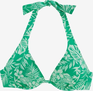 Triangle Hauts de bikini VENICE BEACH en vert : devant