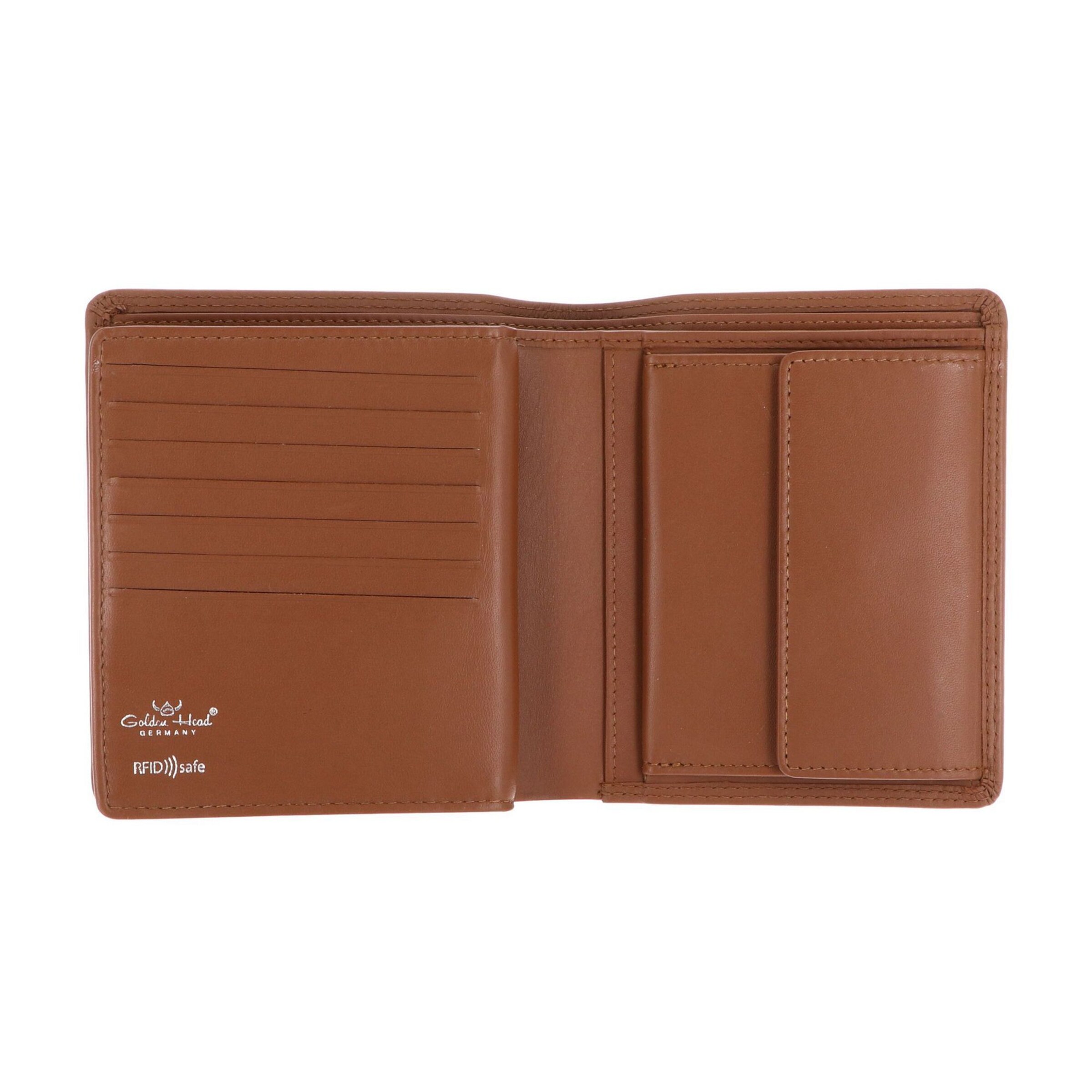 GOLDEN HEAD Wallet 'Polo' in Brown