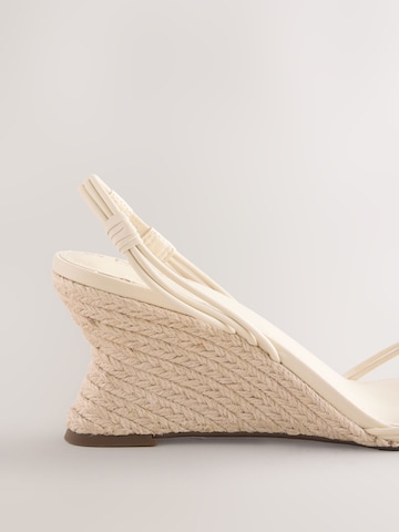 Sandalo con cinturino 'Forever Comfort' di Next in bianco