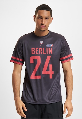 DEF Shirt 'DefShop x European League of Football Berlin Thunder 1' in Zwart: voorkant