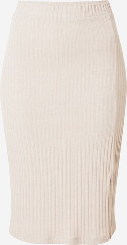 VILA Skirt 'RIBINI' in Beige: front