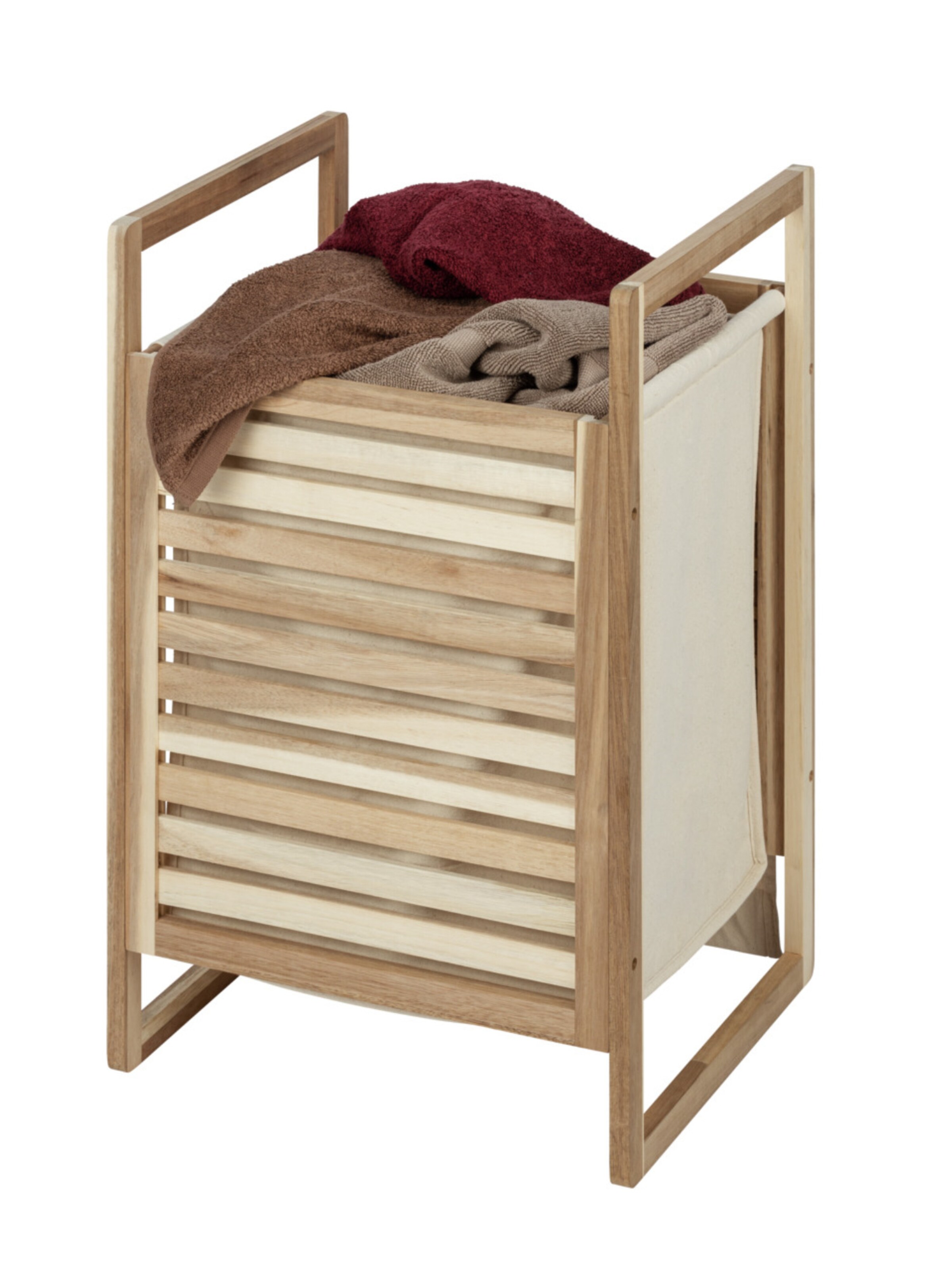 Wenko Laundry Basket 'Acina' in Brown