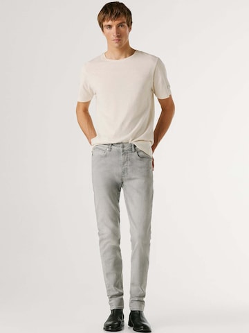 Coupe slim Jean 'FINSBURY' Pepe Jeans en gris
