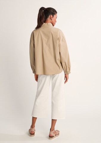 comma casual identity Bluse in Beige