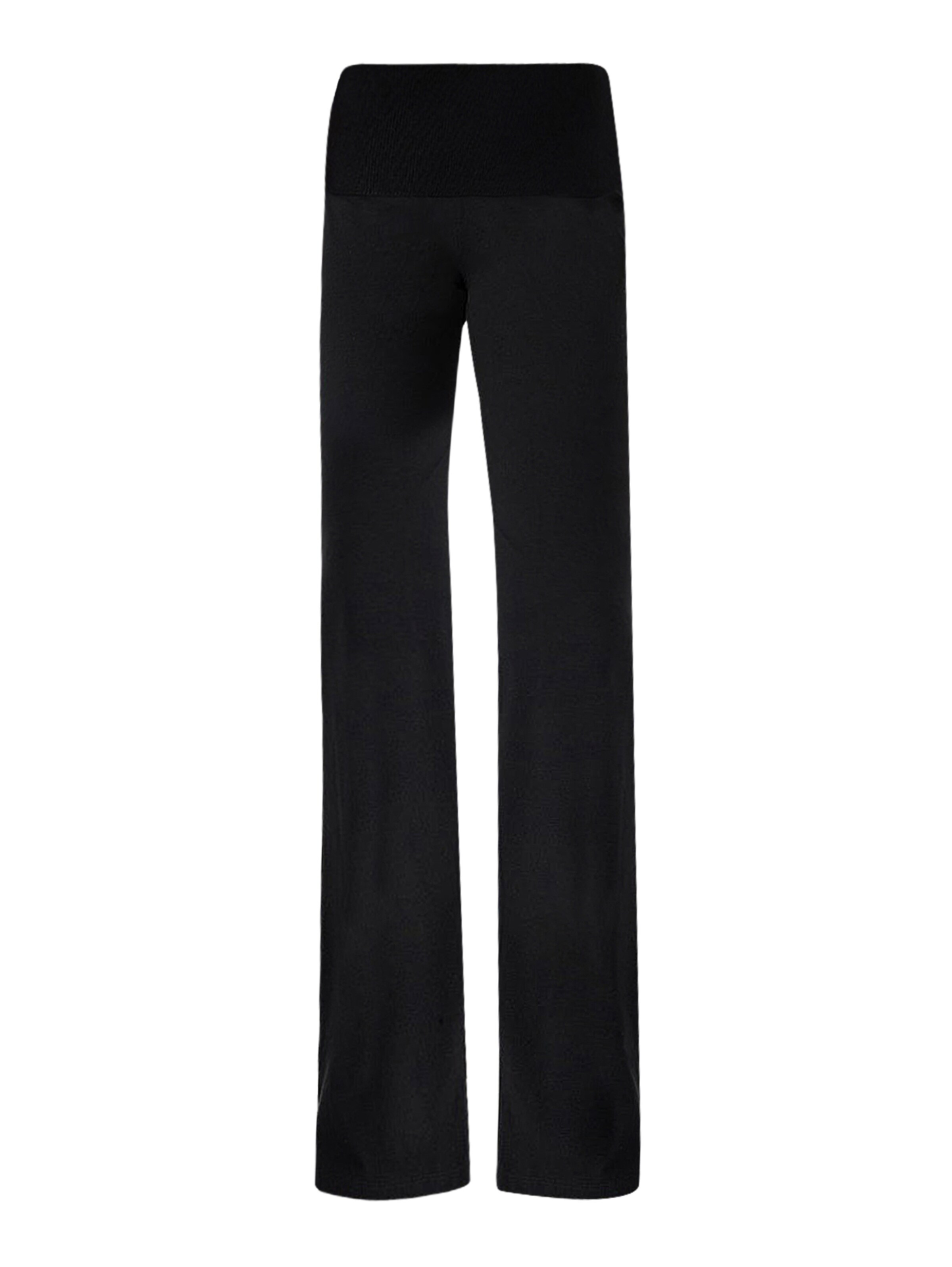 No Matter What Flared Chino in Zwart: voorkant