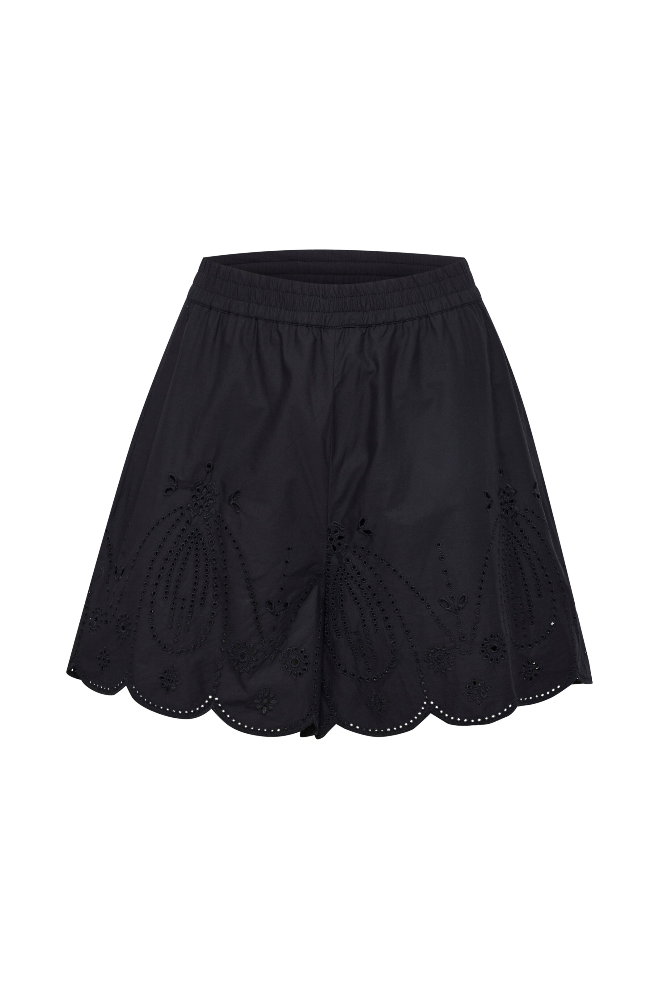 InWear Wide leg Byxa 'Thina' i svart: framsida