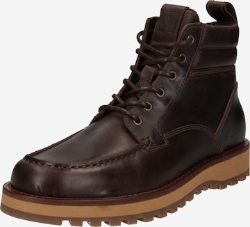 Marc O'Polo Lace-Up Boots 'Jack' in Brown: front