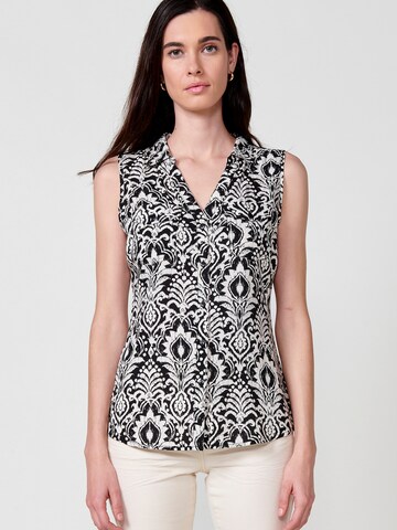 KOROSHI Blouse in Black: front