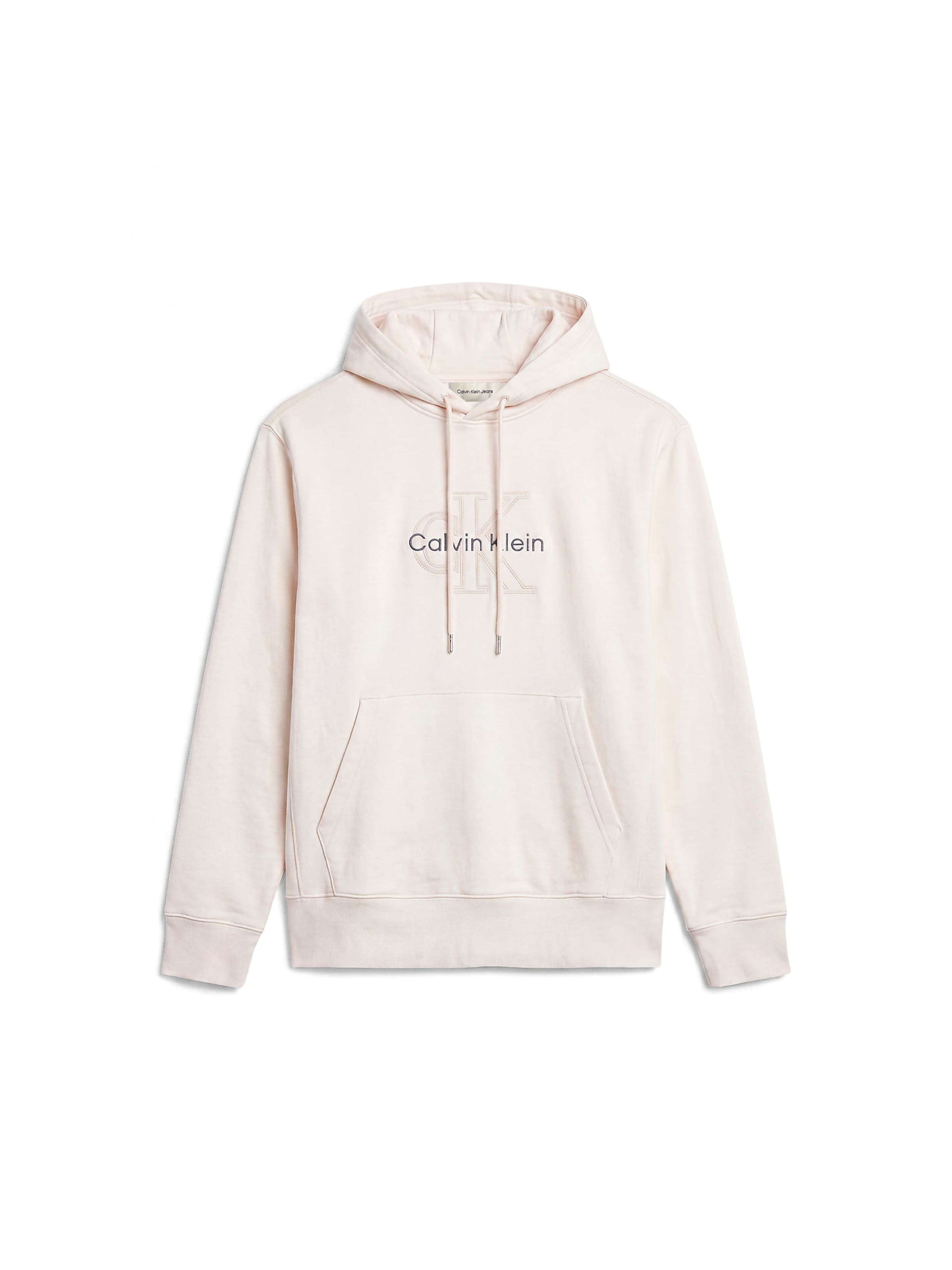 Calvin Klein Jeans Sweatshirt 'Terry' in Beige: front