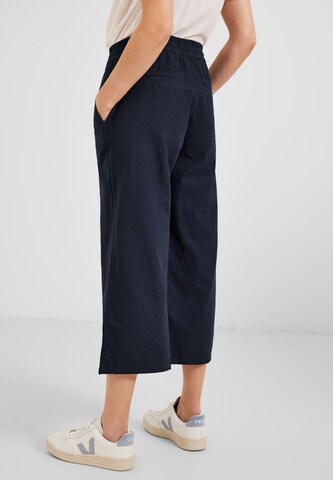 CECIL Wide leg Broek in Blauw