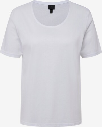 T-shirt Ulla Popken en blanc : devant