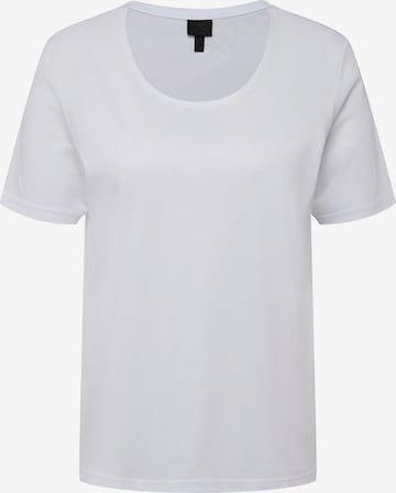 T-shirt Ulla Popken en blanc : devant