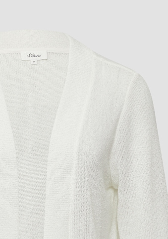 s.Oliver Strickjacke in Weiß