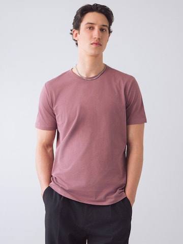 Honest Basics Shirt 'T-shirt Men' in Rood: voorkant