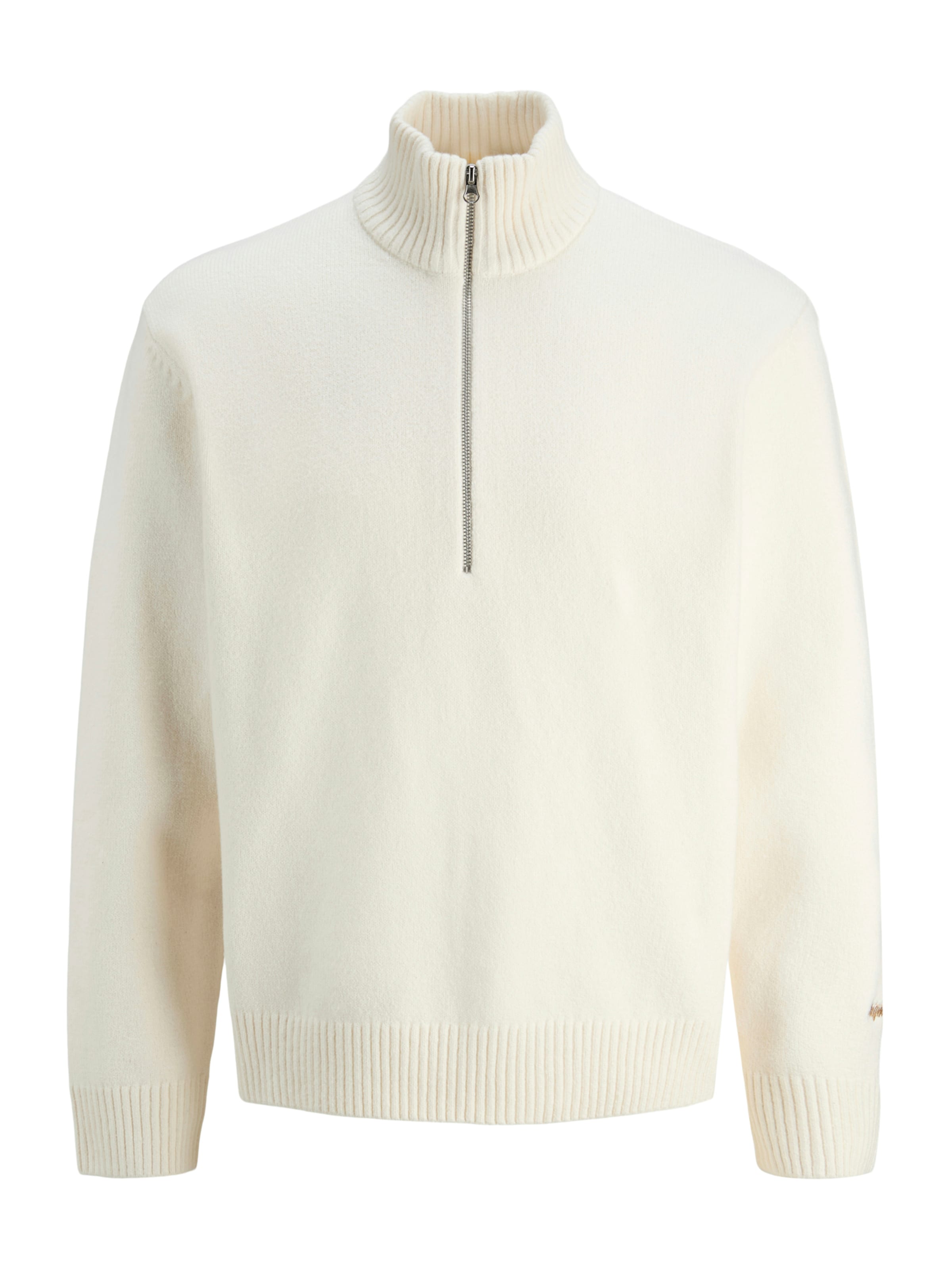 JACK & JONES Sweater 'JORNorrebro' in Beige: front