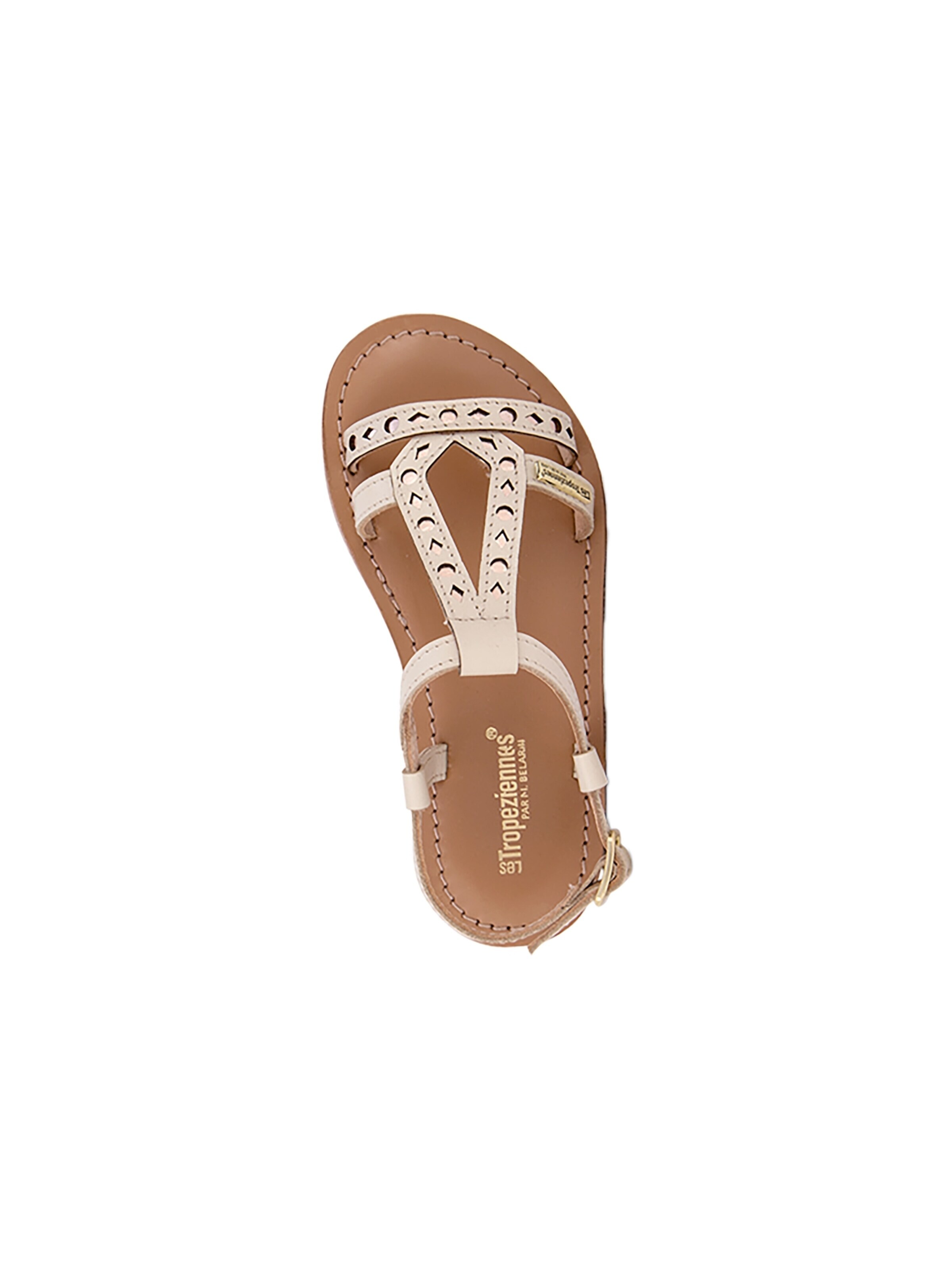 Sandales 'Belectra Kindersandalen aus Leder, flach' Les Tropéziennes en beige