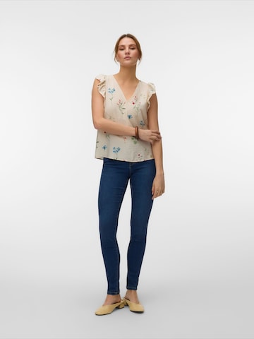 VERO MODA Blouse 'VMJOSIE' in Beige