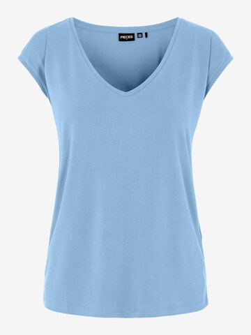 T-shirt 'KAMALA' PIECES en bleu : devant