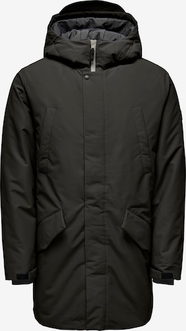 Only & Sons Parka 'Carl' in Grün: Vorderseite