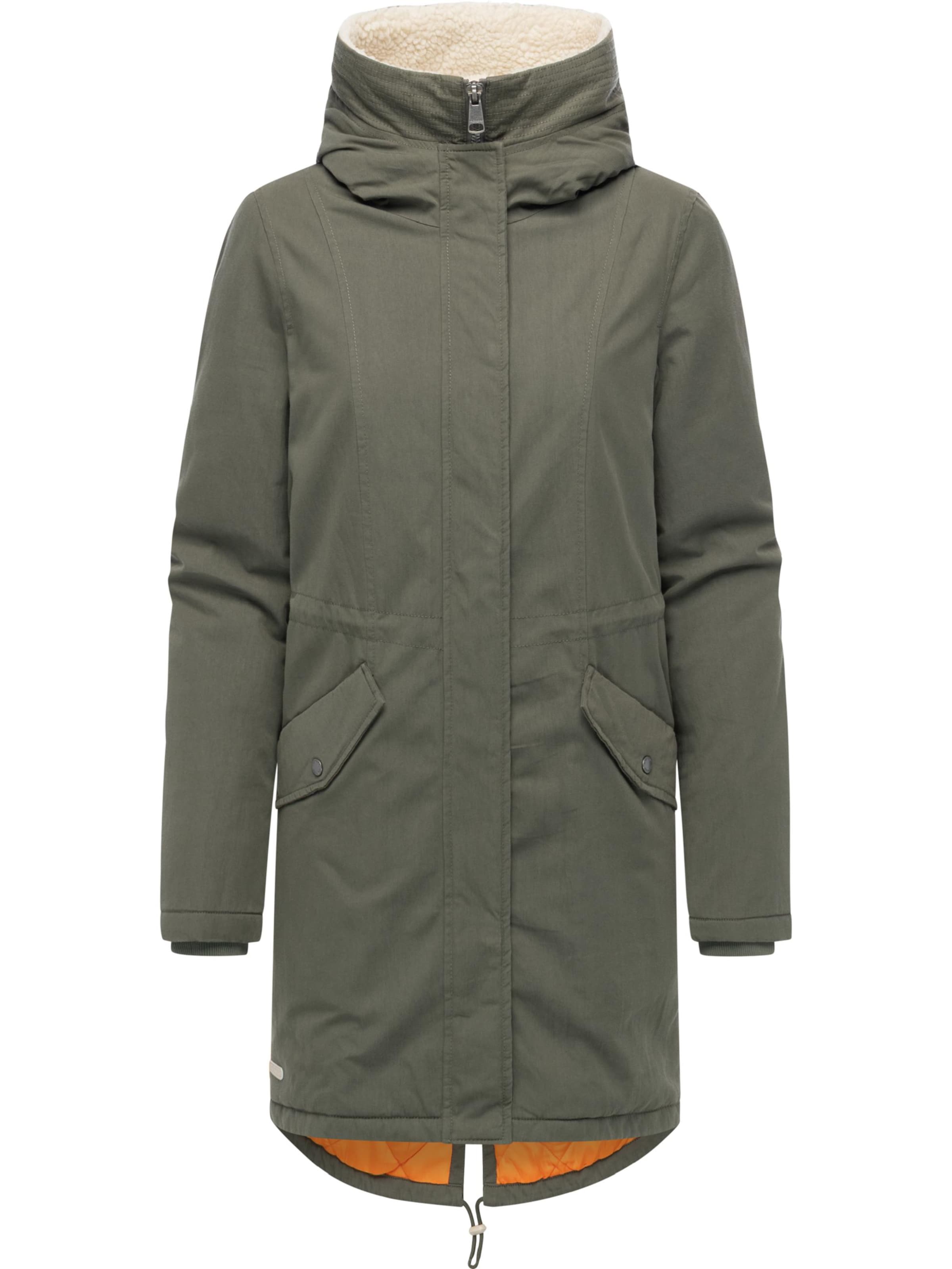 Parka invernale 'Coogle' di Ragwear in verde: frontale
