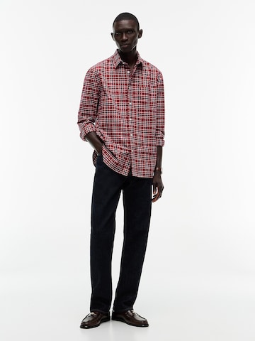 TOMMY HILFIGER Comfort fit Button Up Shirt in Red
