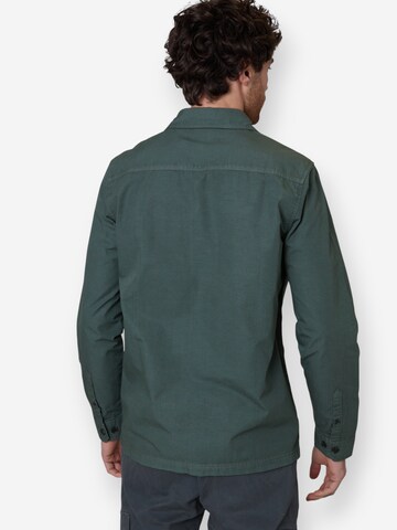 Threadbare Regular Fit Hemdjacke 'Ministry' in Grün