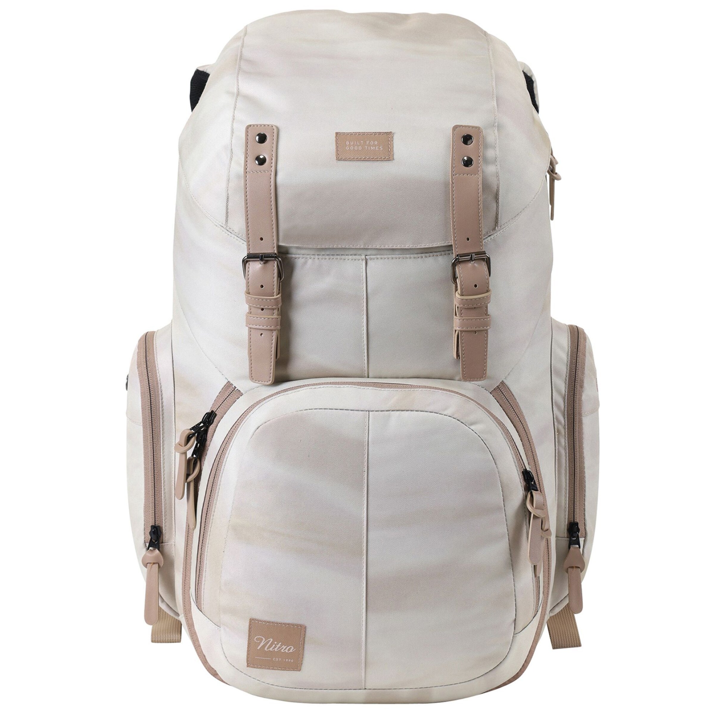 NitroBags Rugzak in Beige: voorkant