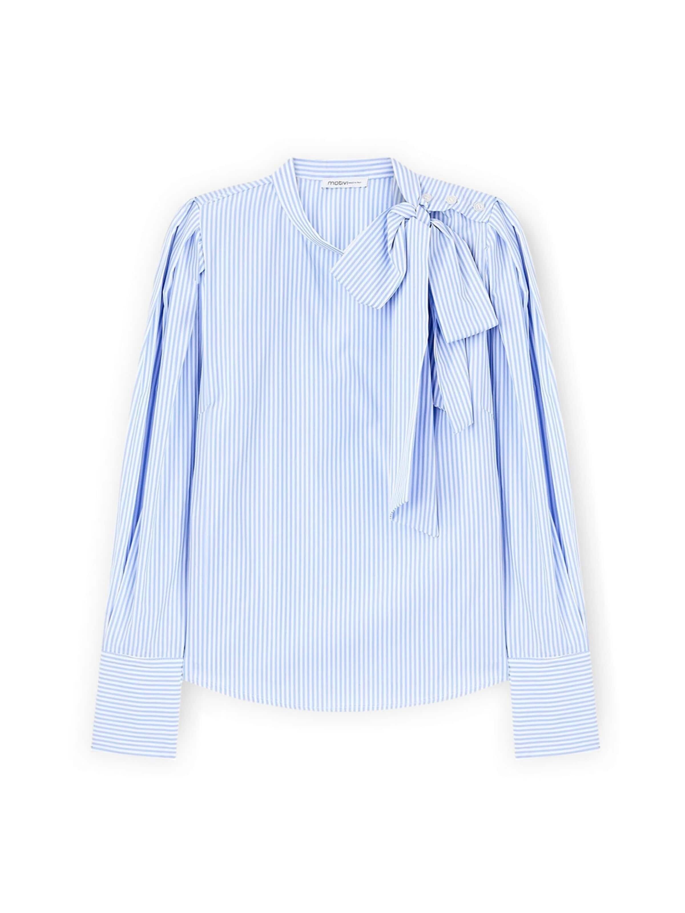 MOTIVI Blouse in Blauw: voorkant