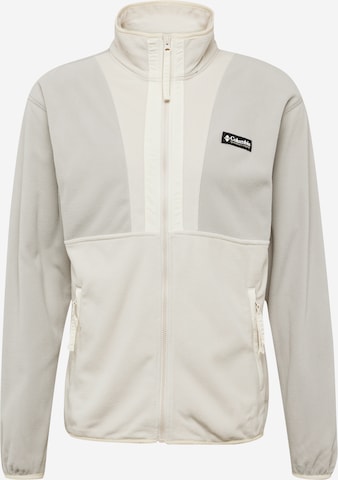 Veste en polaire fonctionnelle 'Back Bowl' COLUMBIA en gris : devant